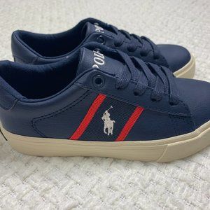 NWOB Little Boys Ralph Lauren Polo Sneakers Sz 11